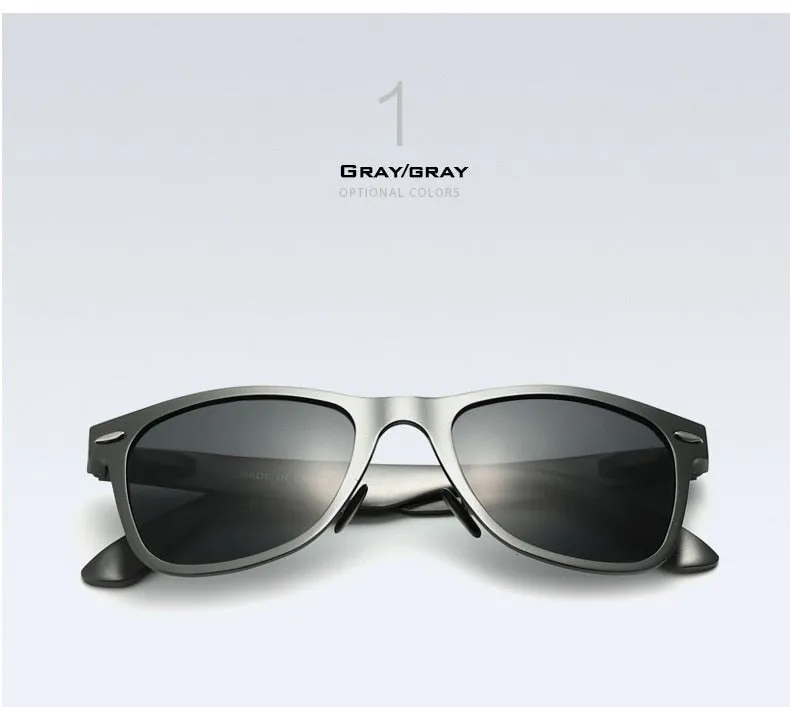 VEITHDIA  Designer Classic Style Men's Polarized Sunglasses with UV400 Protectant