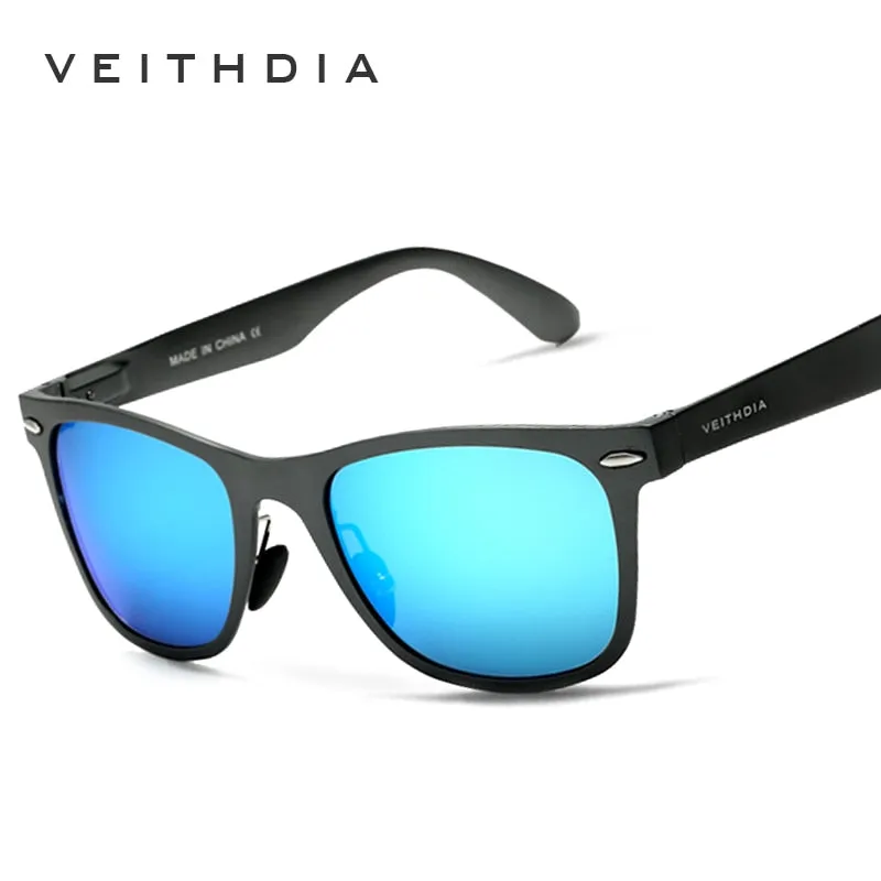 VEITHDIA  Designer Classic Style Men's Polarized Sunglasses with UV400 Protectant