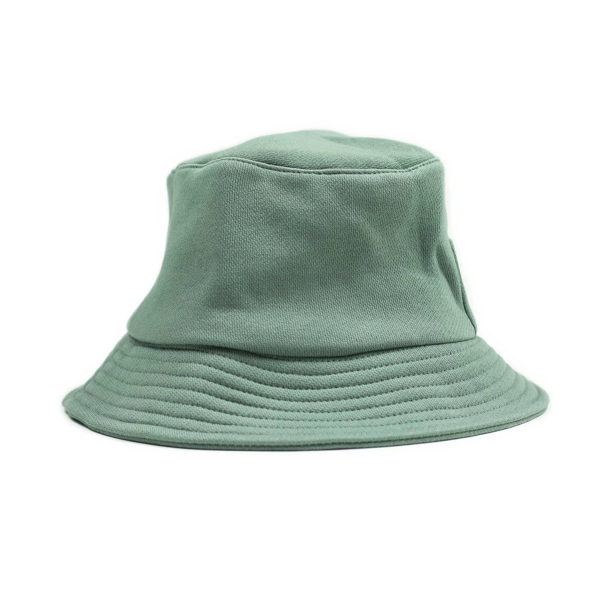 Vintage Fleece bucket hat in Green Stone cotton