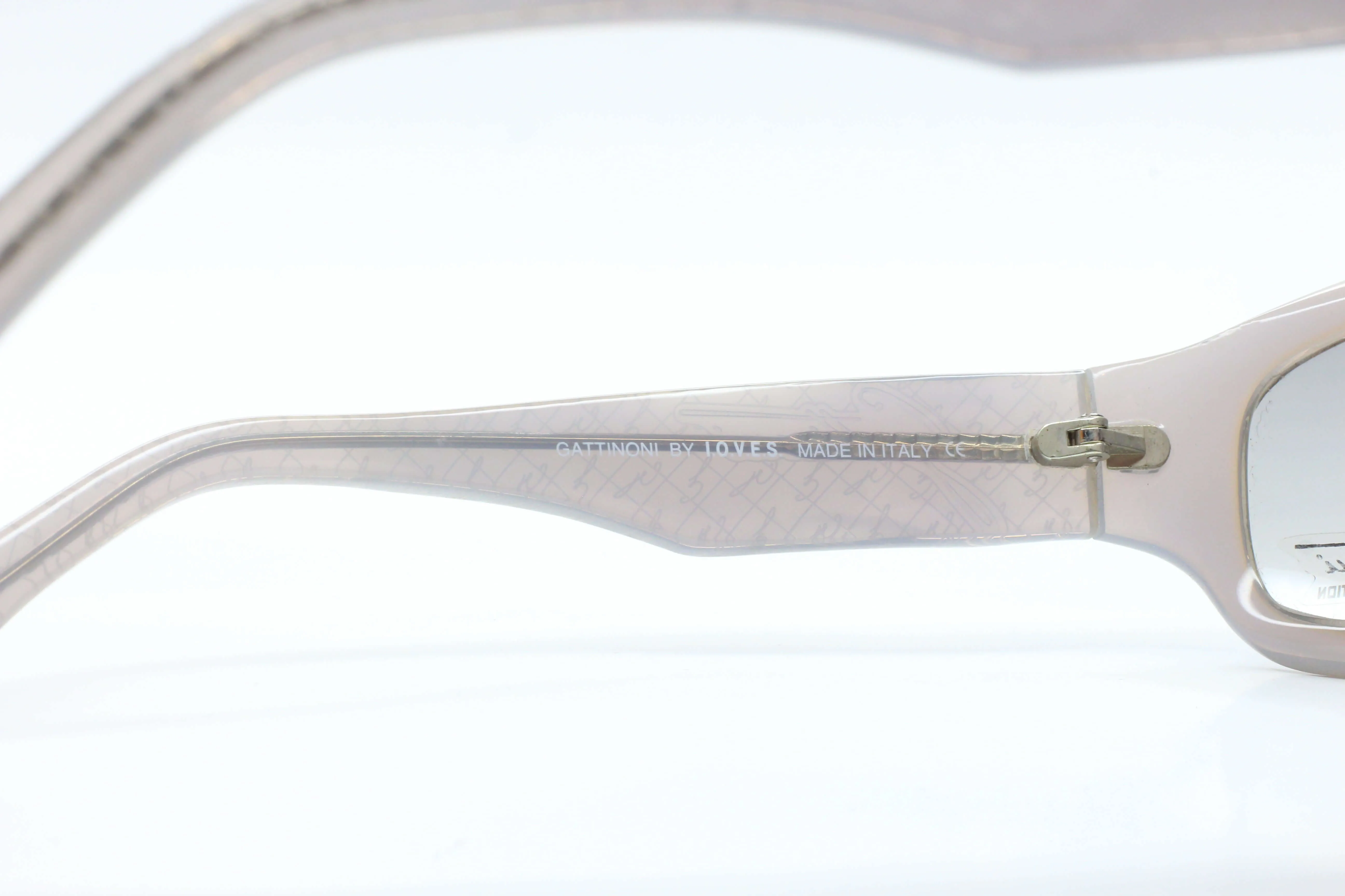 Vintage Gattinoni GS012 Col.2 Gray Italy UV Protection Sunglasses
