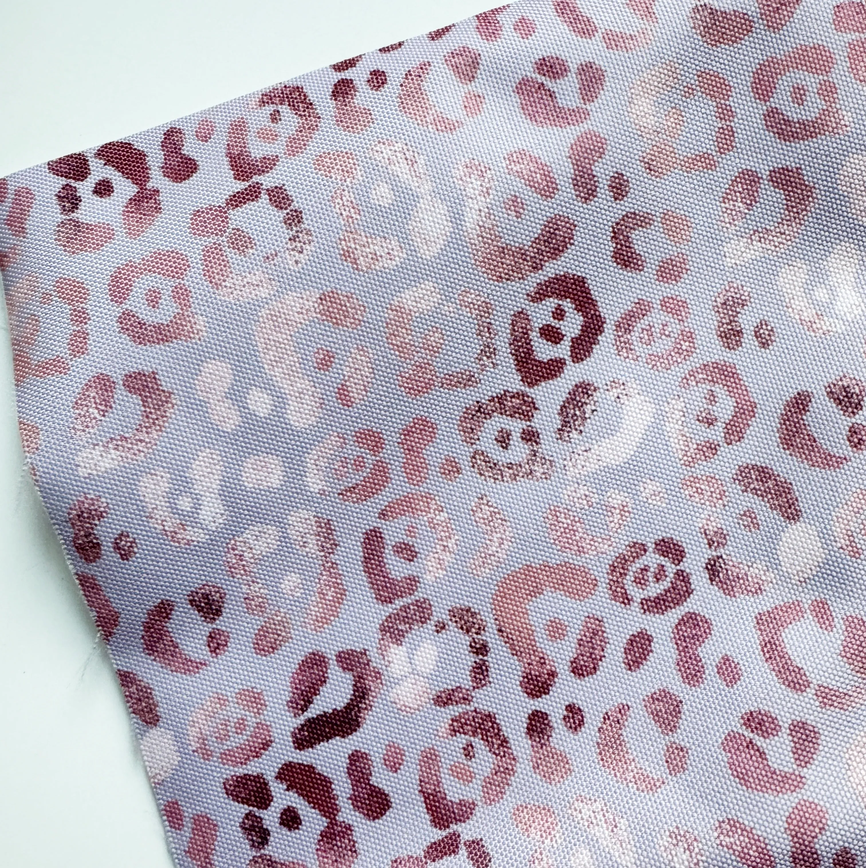 Water Resistant Canvas Leopard Blush