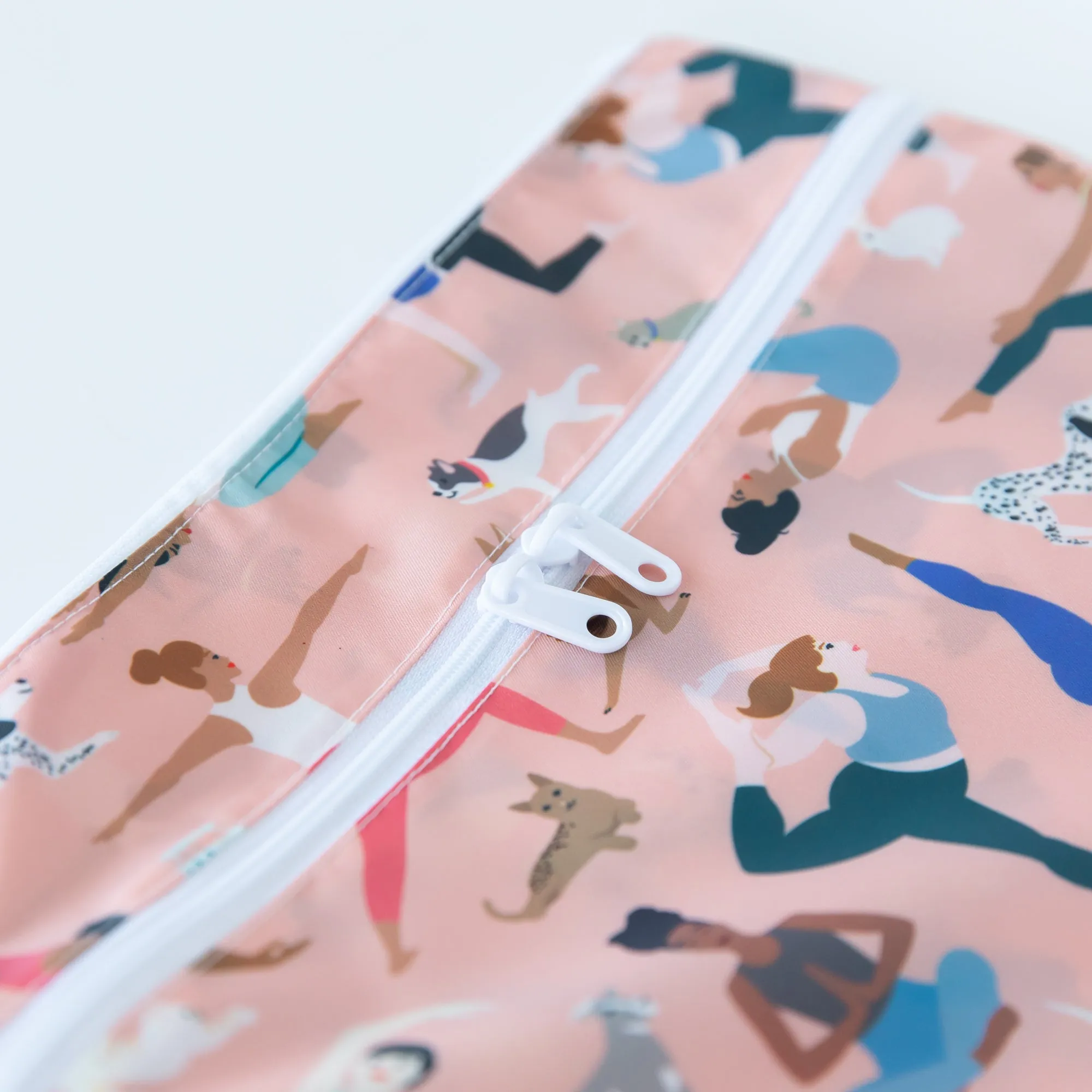 Wet/Dry Clutch: Yoga Pals