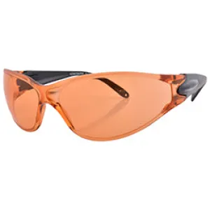 WORK IT! Orange Shield Sunglasses
