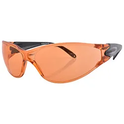 WORK IT! Orange Shield Sunglasses